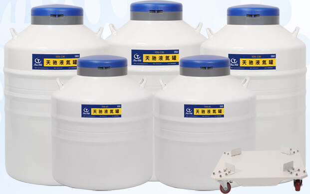 大口徑液氮生物容器都帶花盤么？
